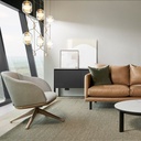 INDRE PENDANT LIGHT - 5-ROD LINEAR COMPOSITIONS