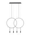 REVOLTA SUSPENSION 2 RINGS - 4 LIGHTS